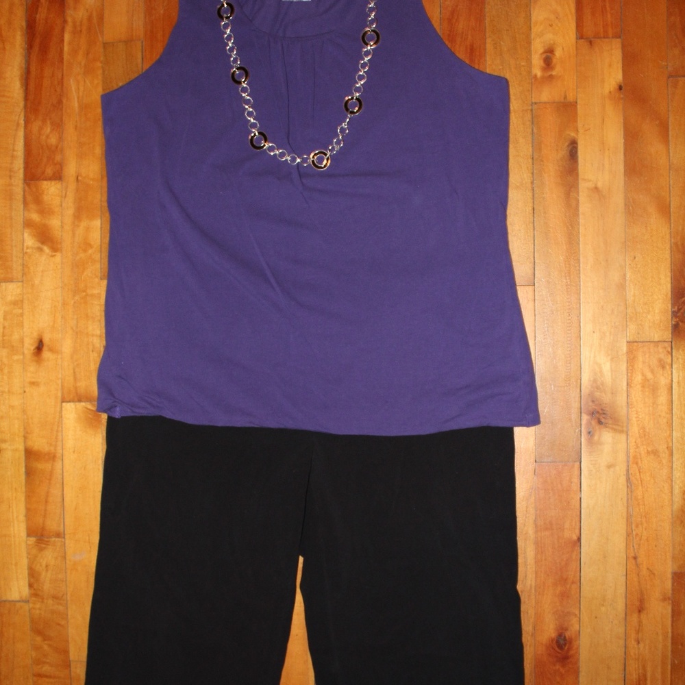 black dress capris